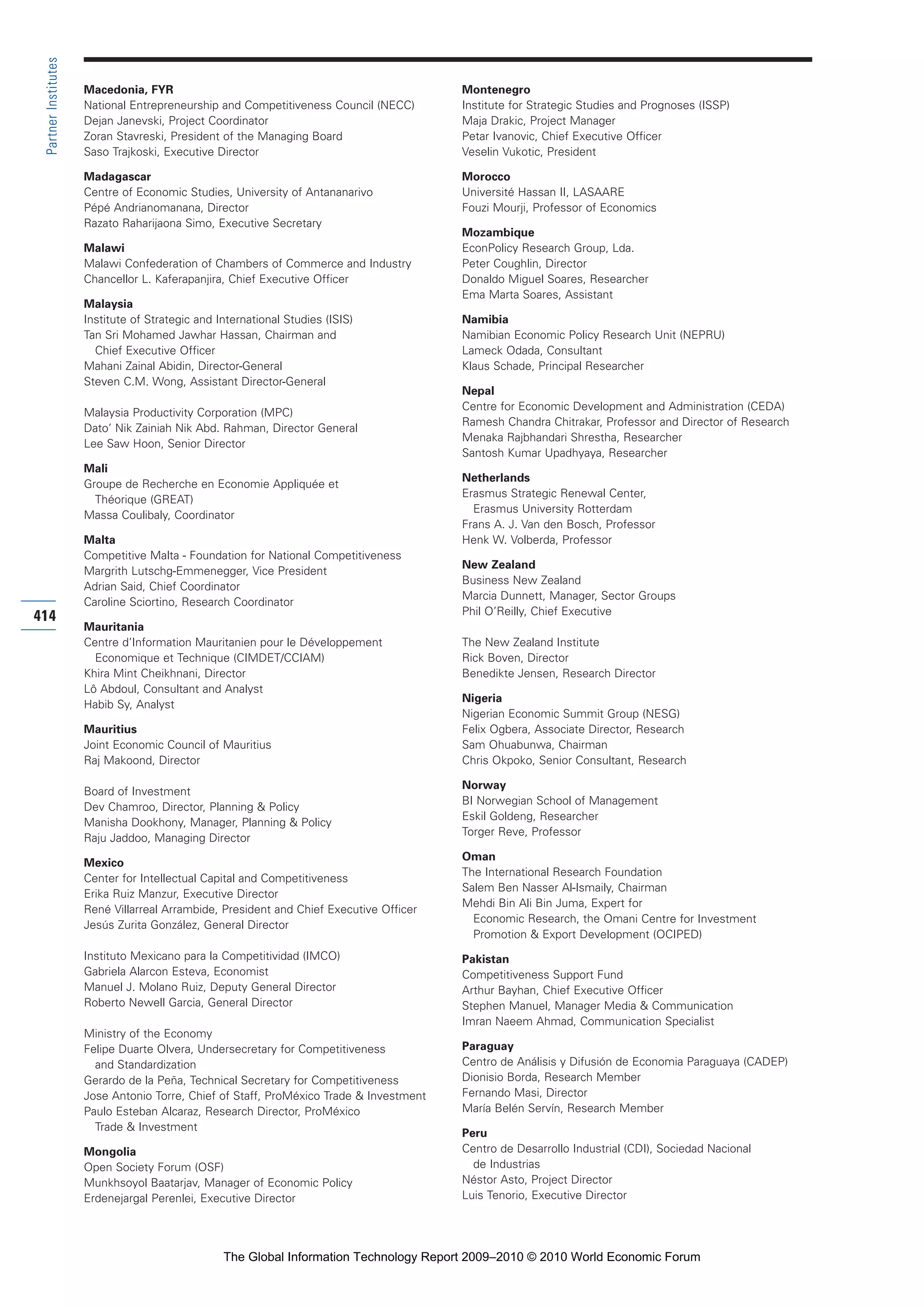 The Global Information Technology Report 2009-2010