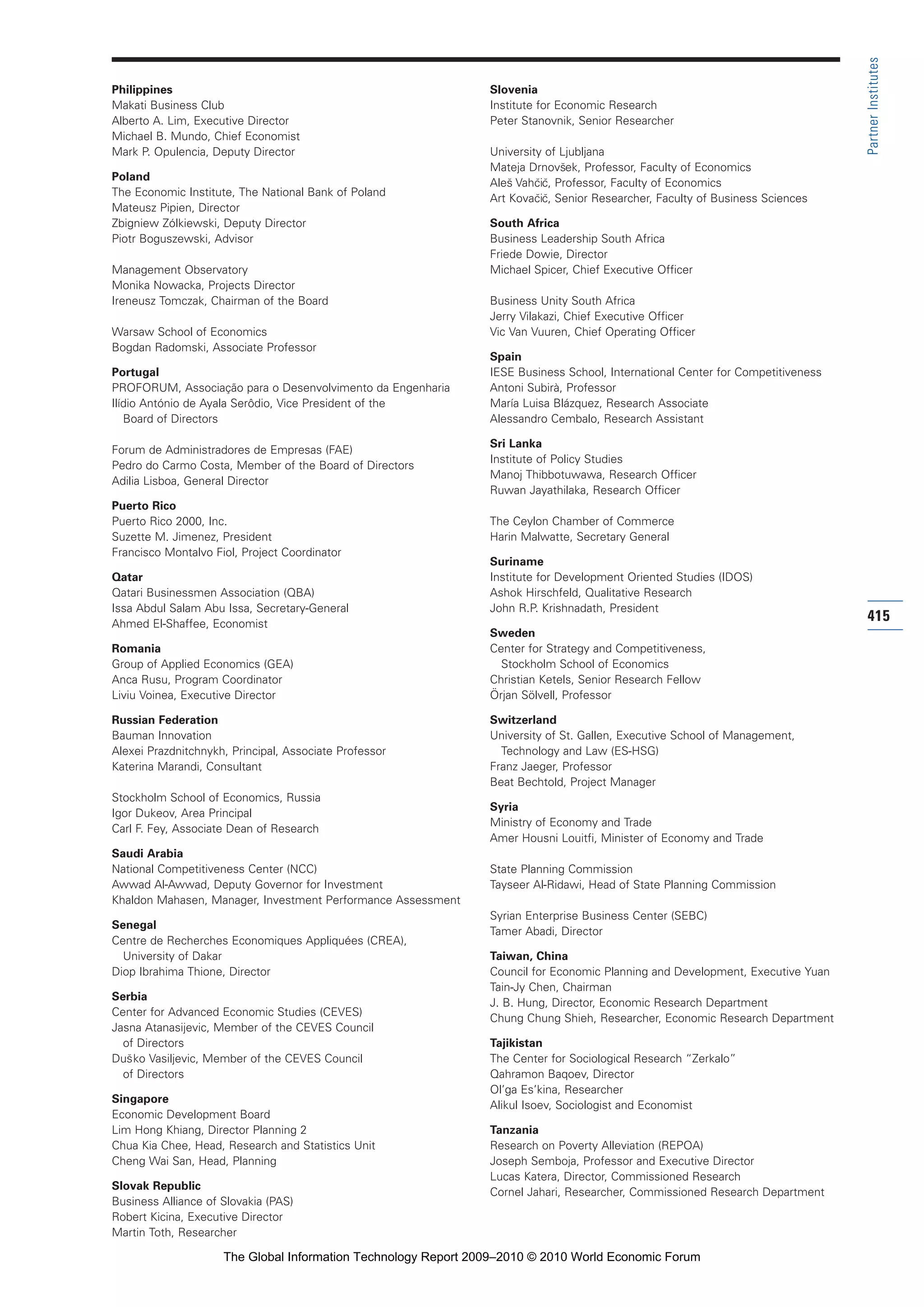 The Global Information Technology Report 2009-2010