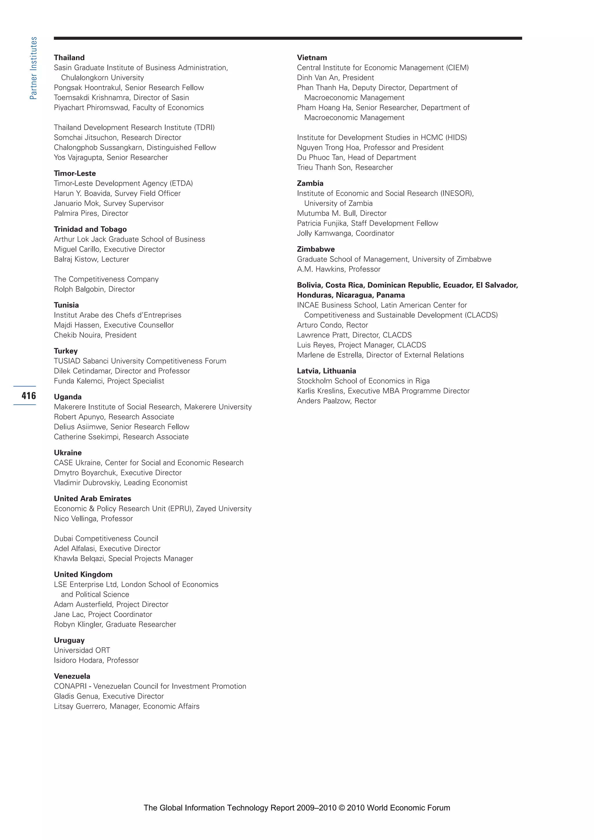 The Global Information Technology Report 2009-2010