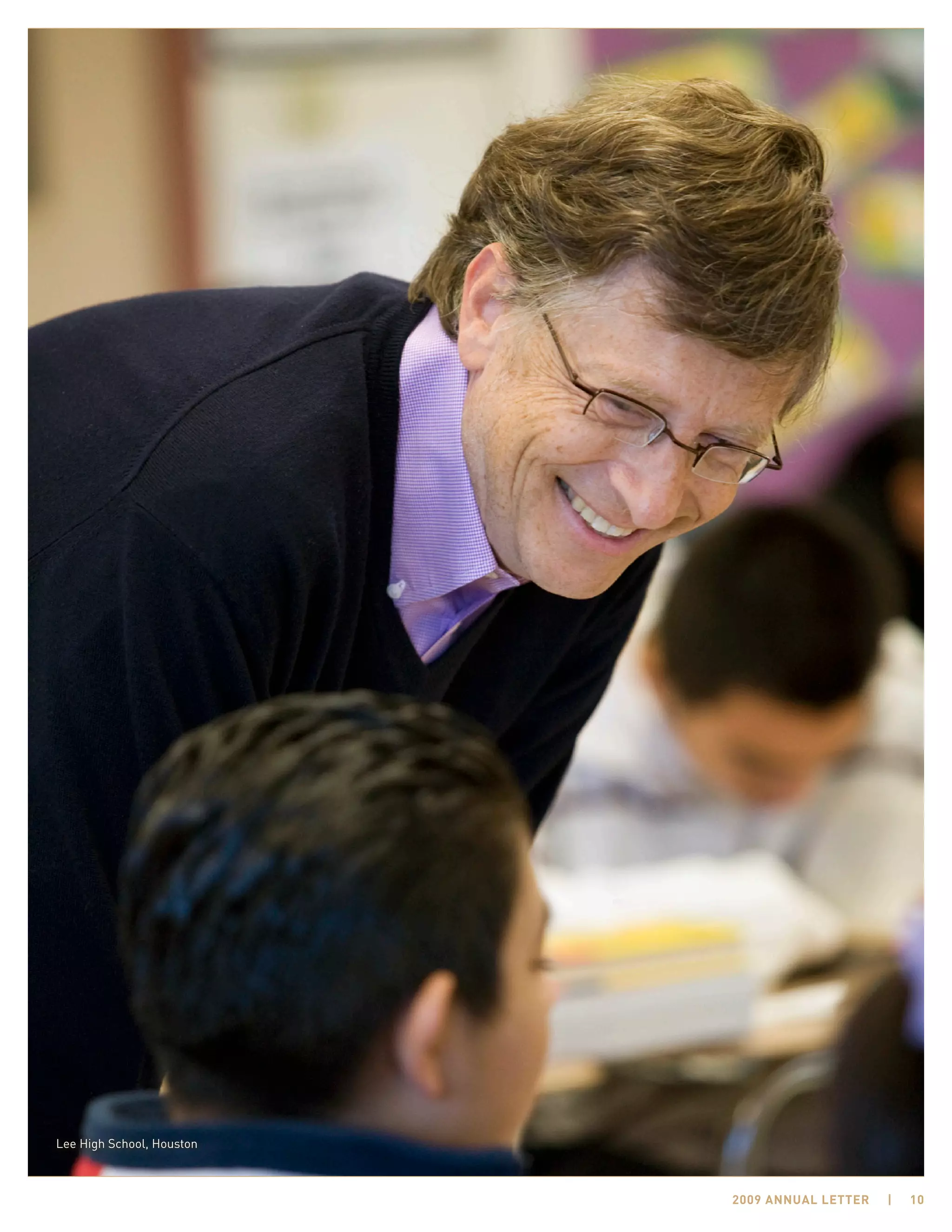 Lee High School, Houston



                           2009 AnnuAl letter   |   10
 