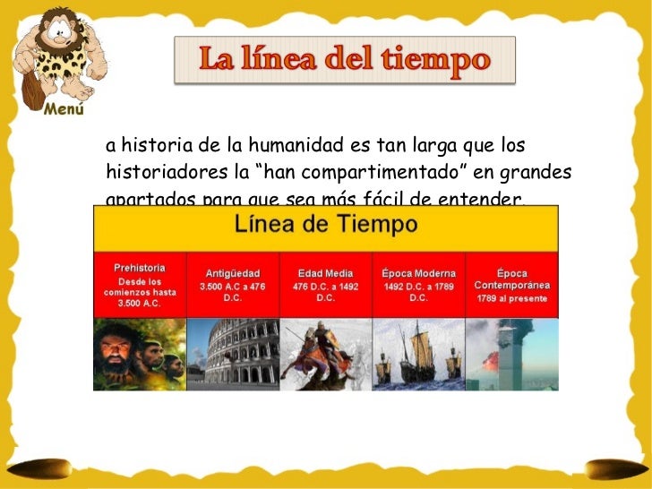 La historia de la humanidad es tan larga que los historiadores la “han compartimentado” en grandes apartados para que sea ...