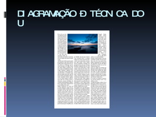 DIAGRAMAÇÃO – TÉCNICA DO U 