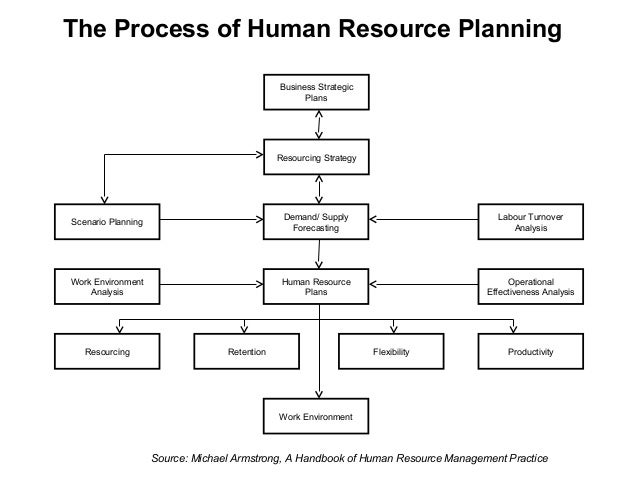 Human Resource Planning Process Chart