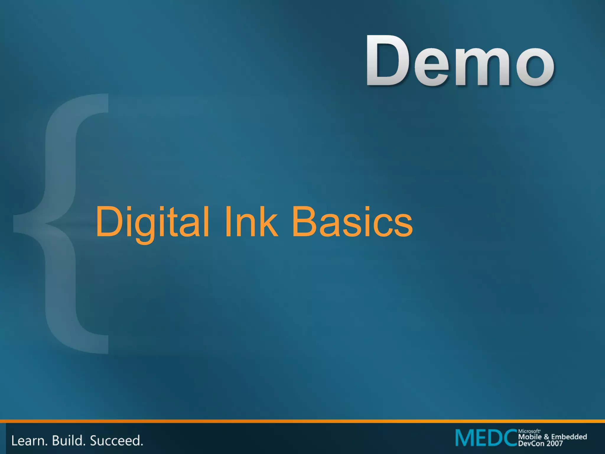 Digital Ink Basics 