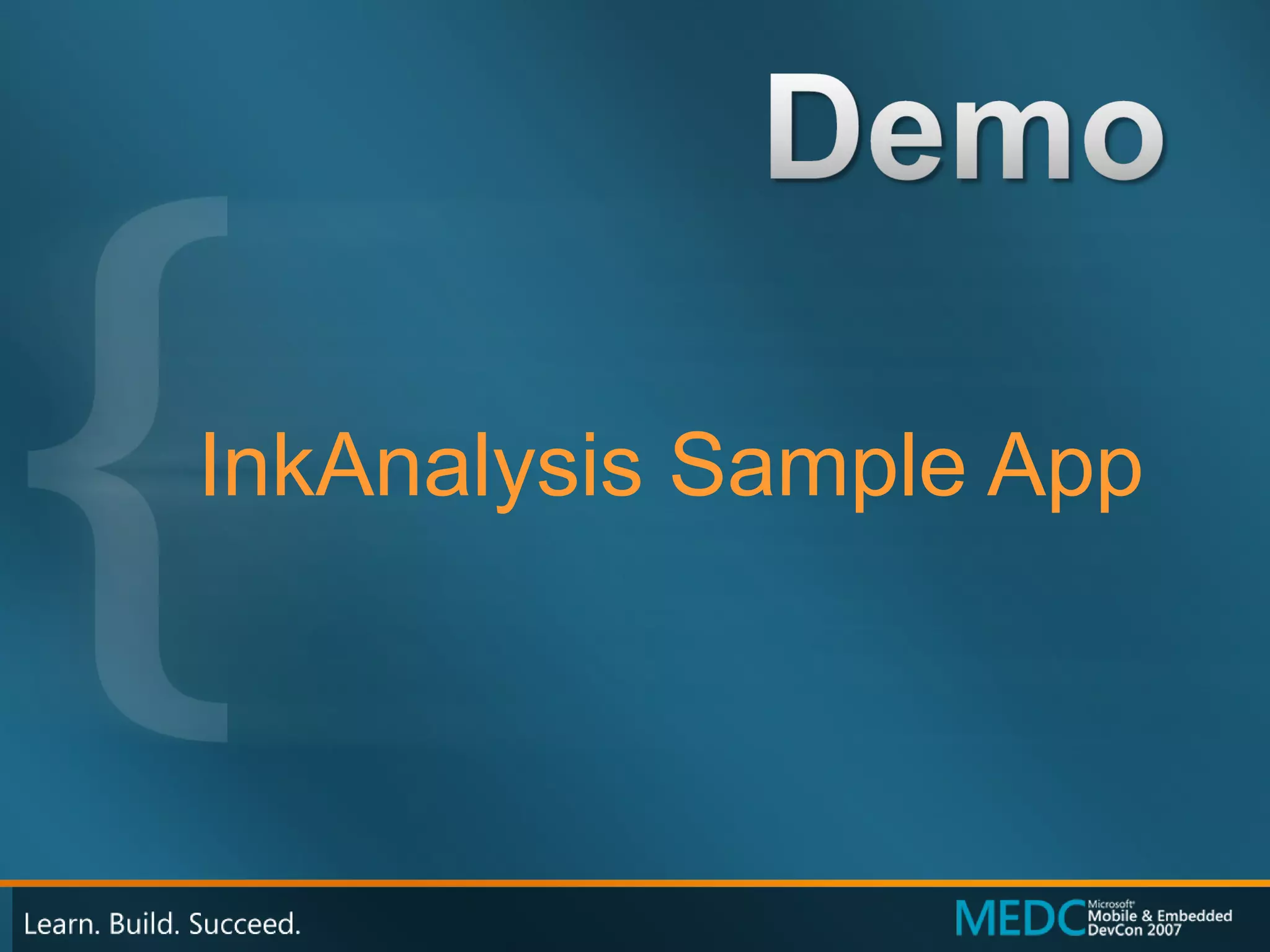 InkAnalysis Sample App 