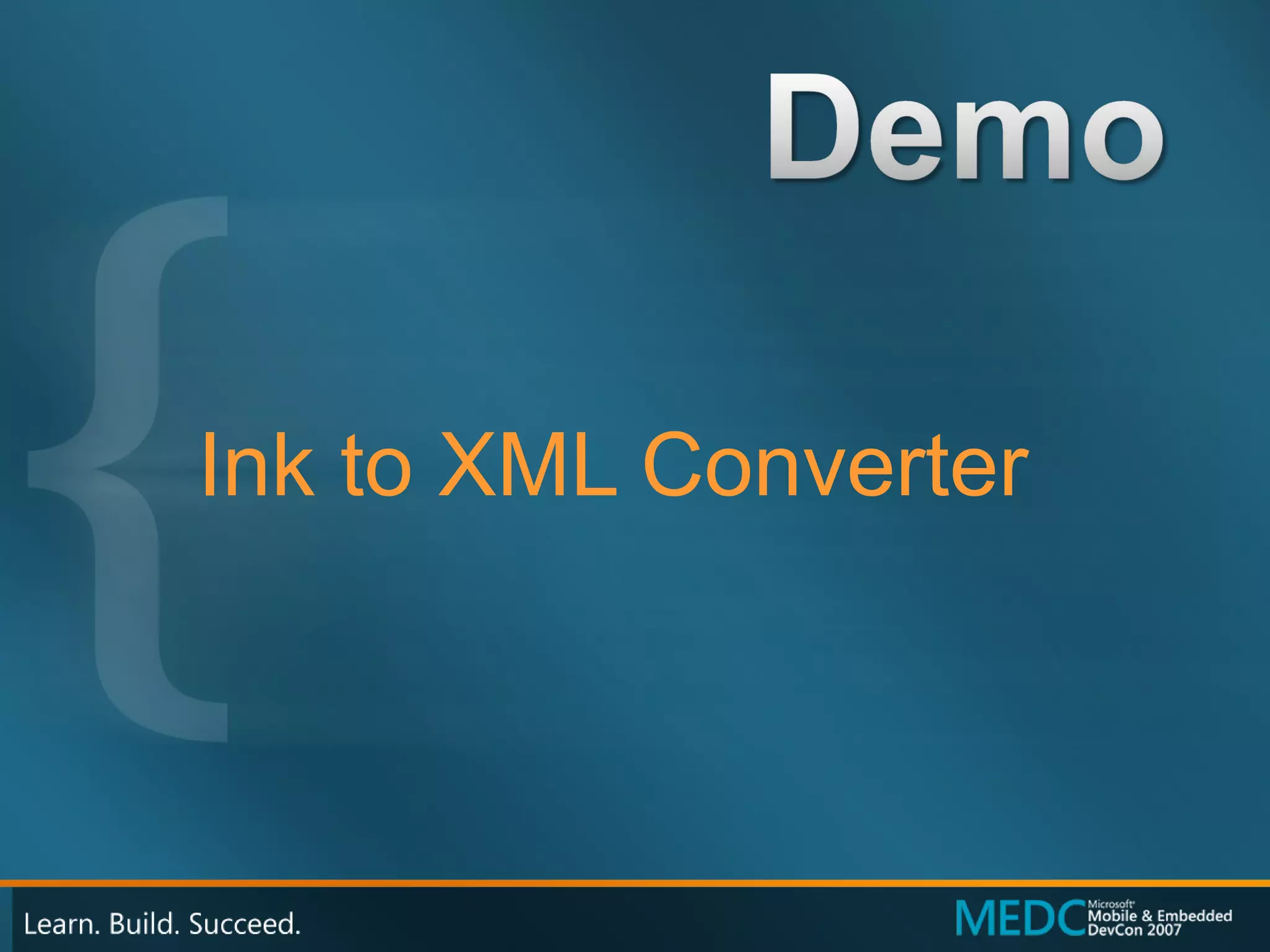 Ink to XML Converter 