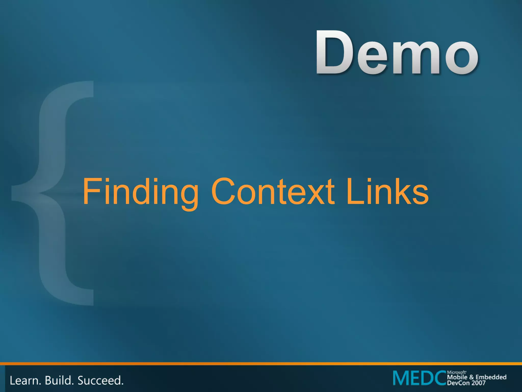 Finding Context Links 
