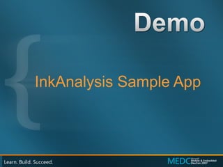 InkAnalysis Sample App 