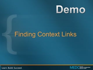Finding Context Links 