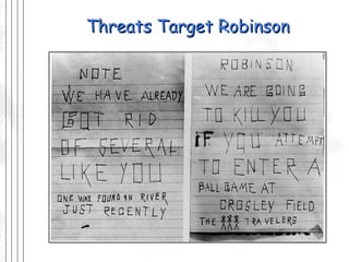 Threats Target Robinson 