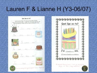 Lauren F & Lianne H (Y3-06/07)