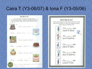 Caira T (Y3-06/07) & Iona F (Y3-05/06)