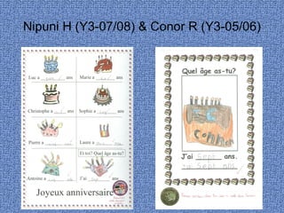 Nipuni H (Y3-07/08) & Conor R (Y3-05/06)