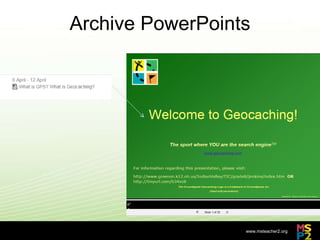 Archive PowerPoints 