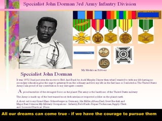 All our dreams can come true - if we have the courage to pursue them
 