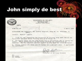 John simply de best
 