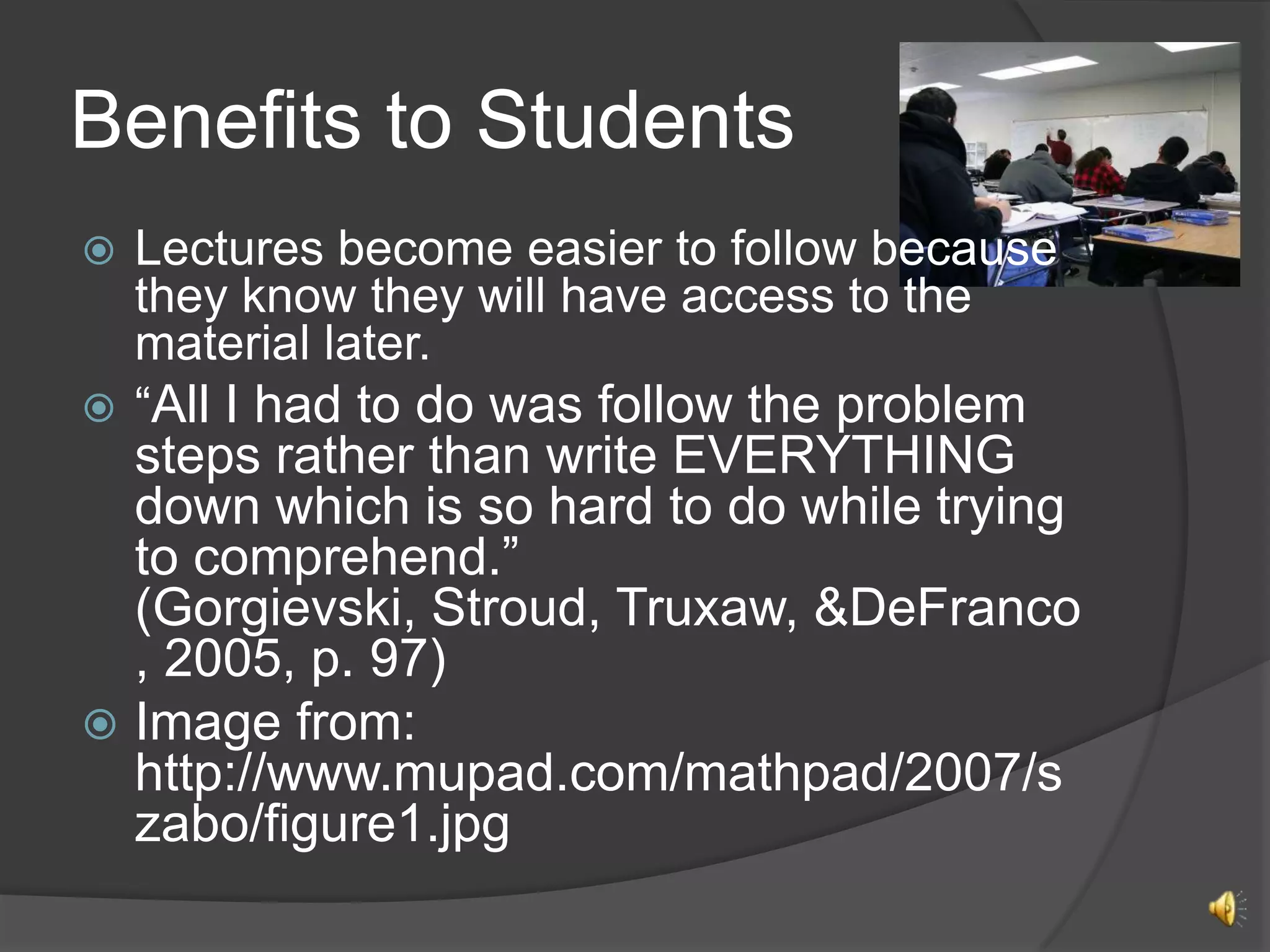 Tablet PCs in Education