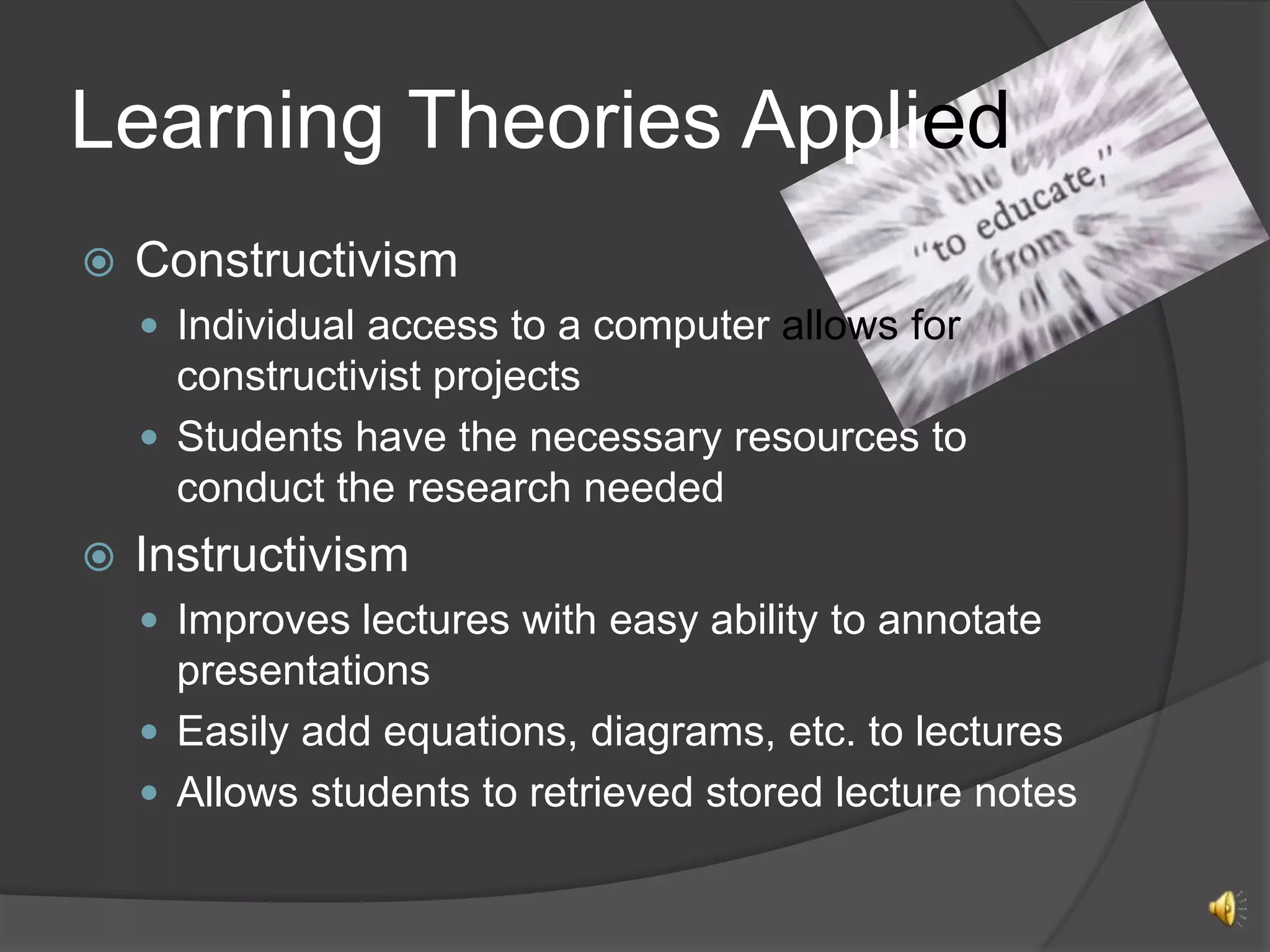 Tablet PCs in Education