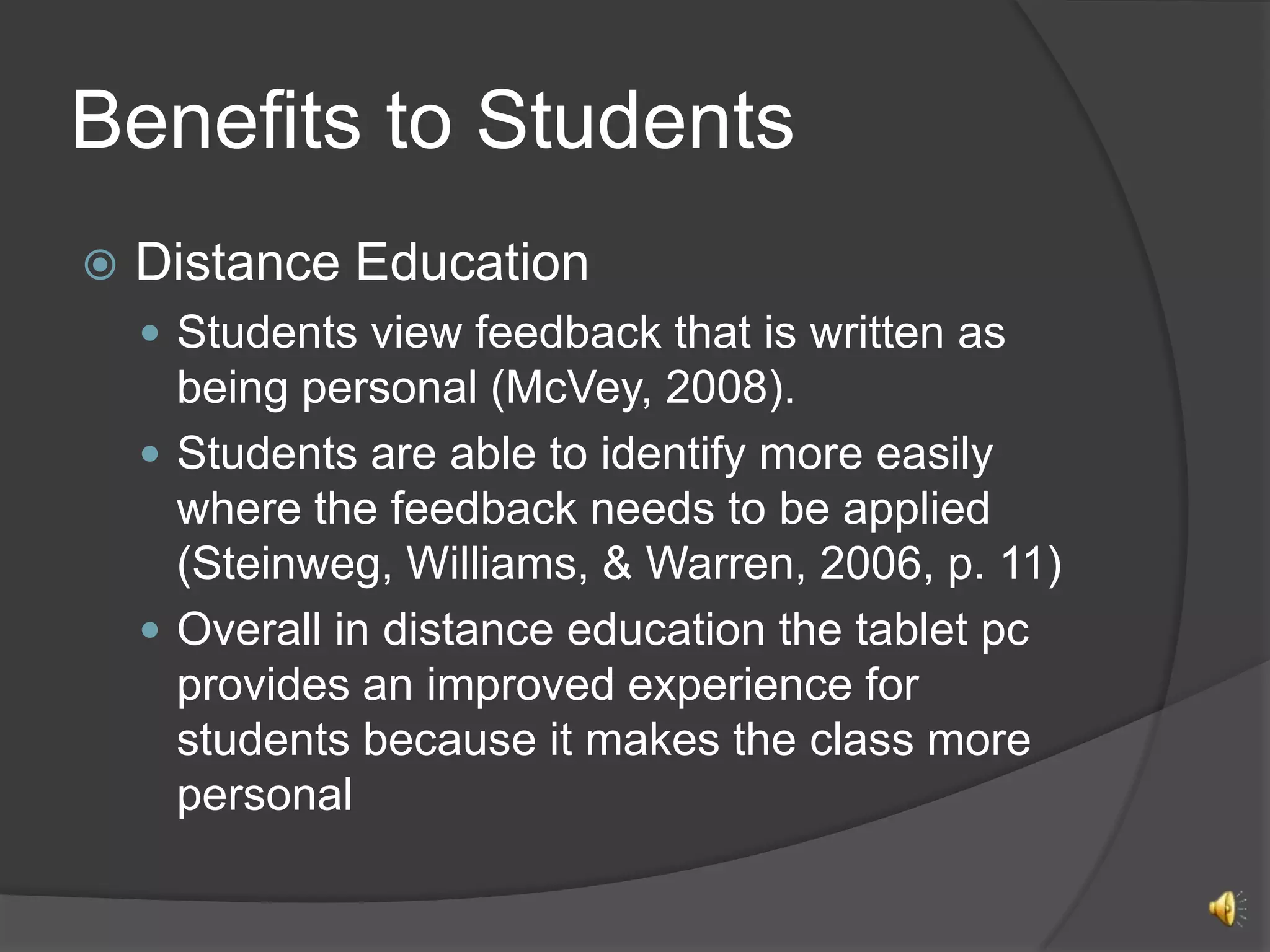 Tablet PCs in Education