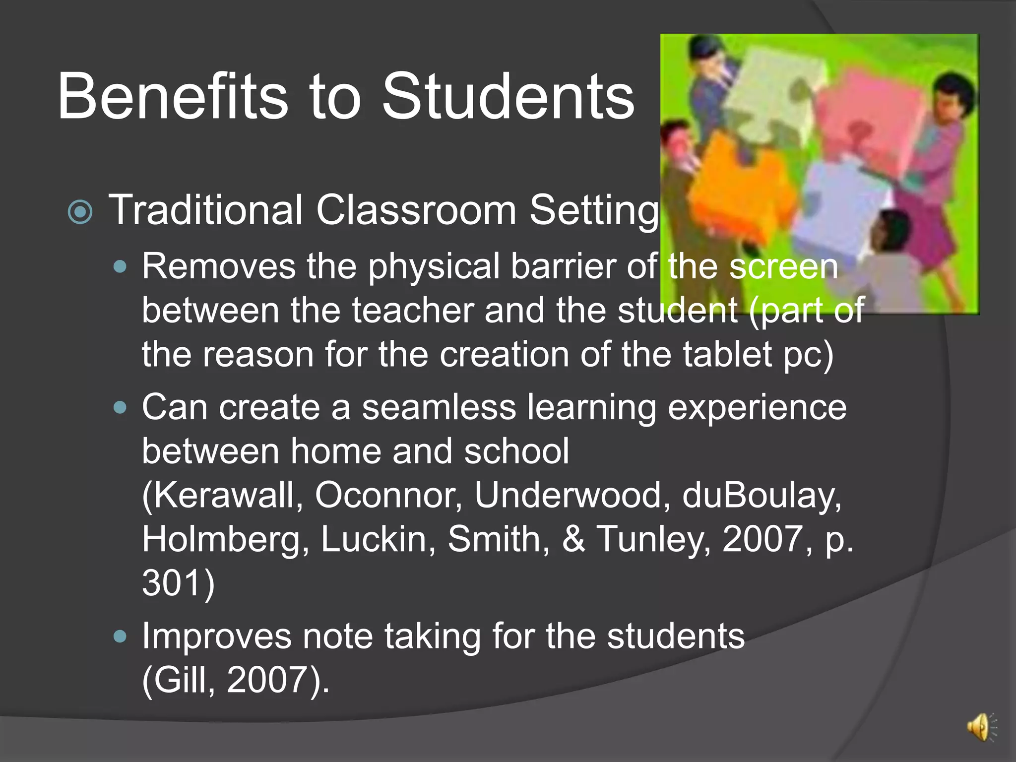 Tablet PCs in Education