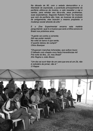 Zine Experimental II (Capacitação Santos)