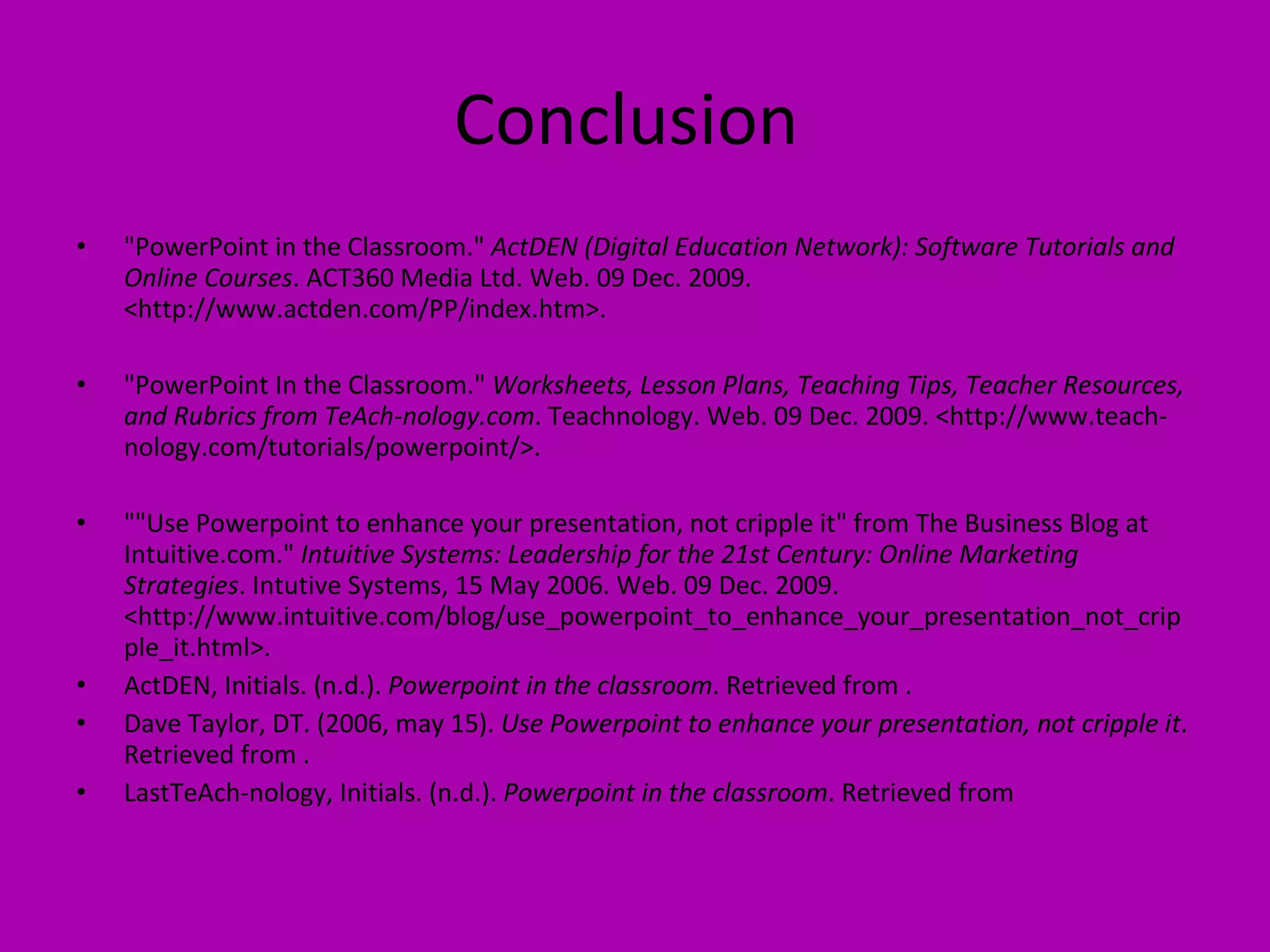 Teaching with powerpoint | PPT
