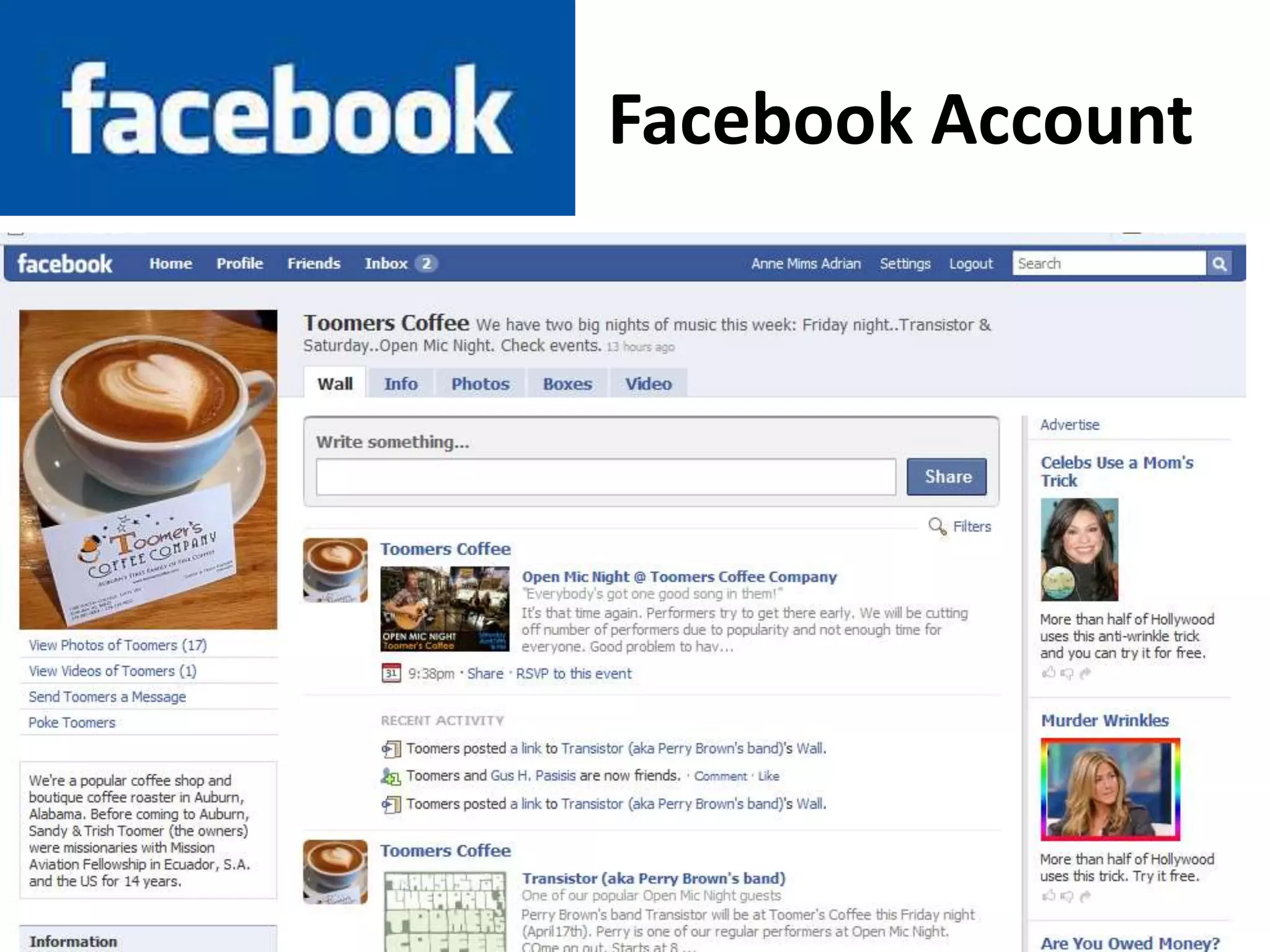 Facebook Account