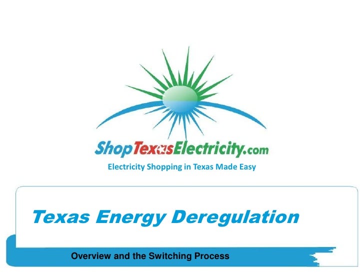 Texas Electricity Deregulation