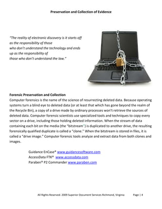 Defining a Legal Strategy The Value in Early Case Assessment | PDF