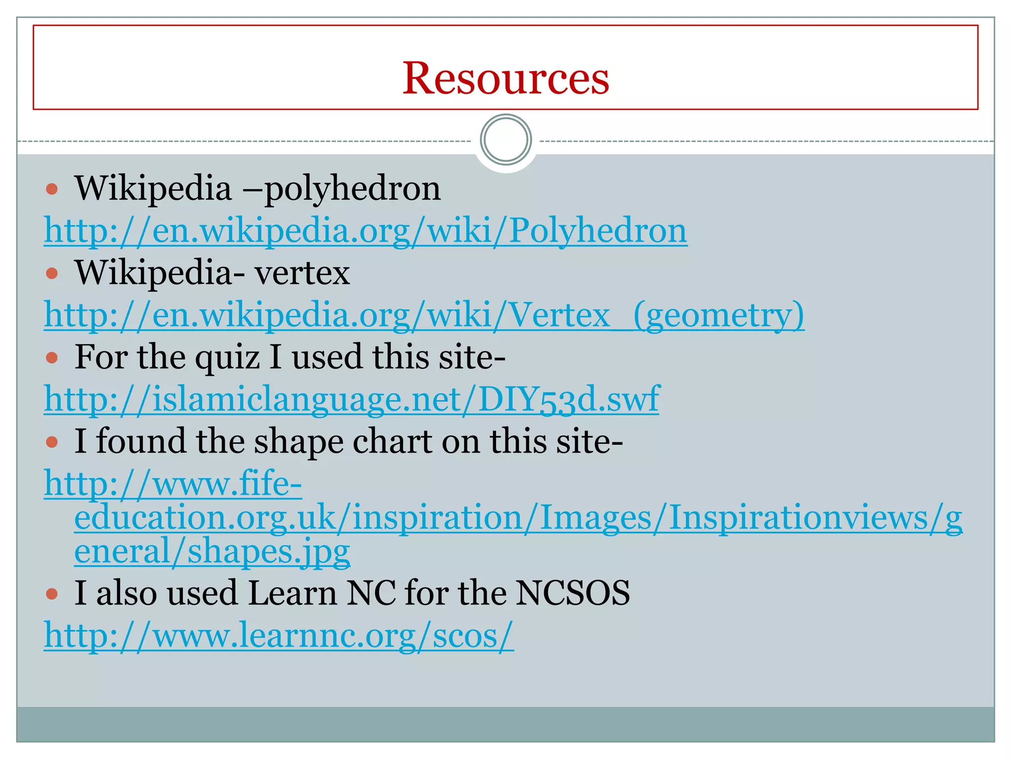 Swf Wiki Power Point- Geometric Shape Properties | PPTX