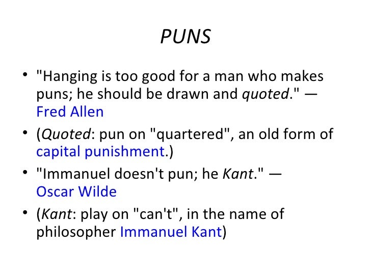 Types of verbal humor