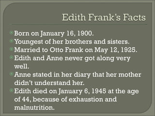 The Secret Annex and the People Hiding In It | PPT