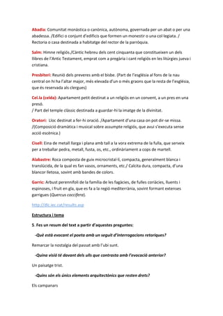 jacint verdaguer / sara y sandra