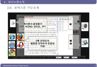 2.6.  보이스몬 기능소개 2.  보이스몬소개  구간별 음성읽기 음성파일 다운로드 