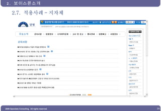 2.7.  적용사례 - 지자체 2.  보이스몬소개  