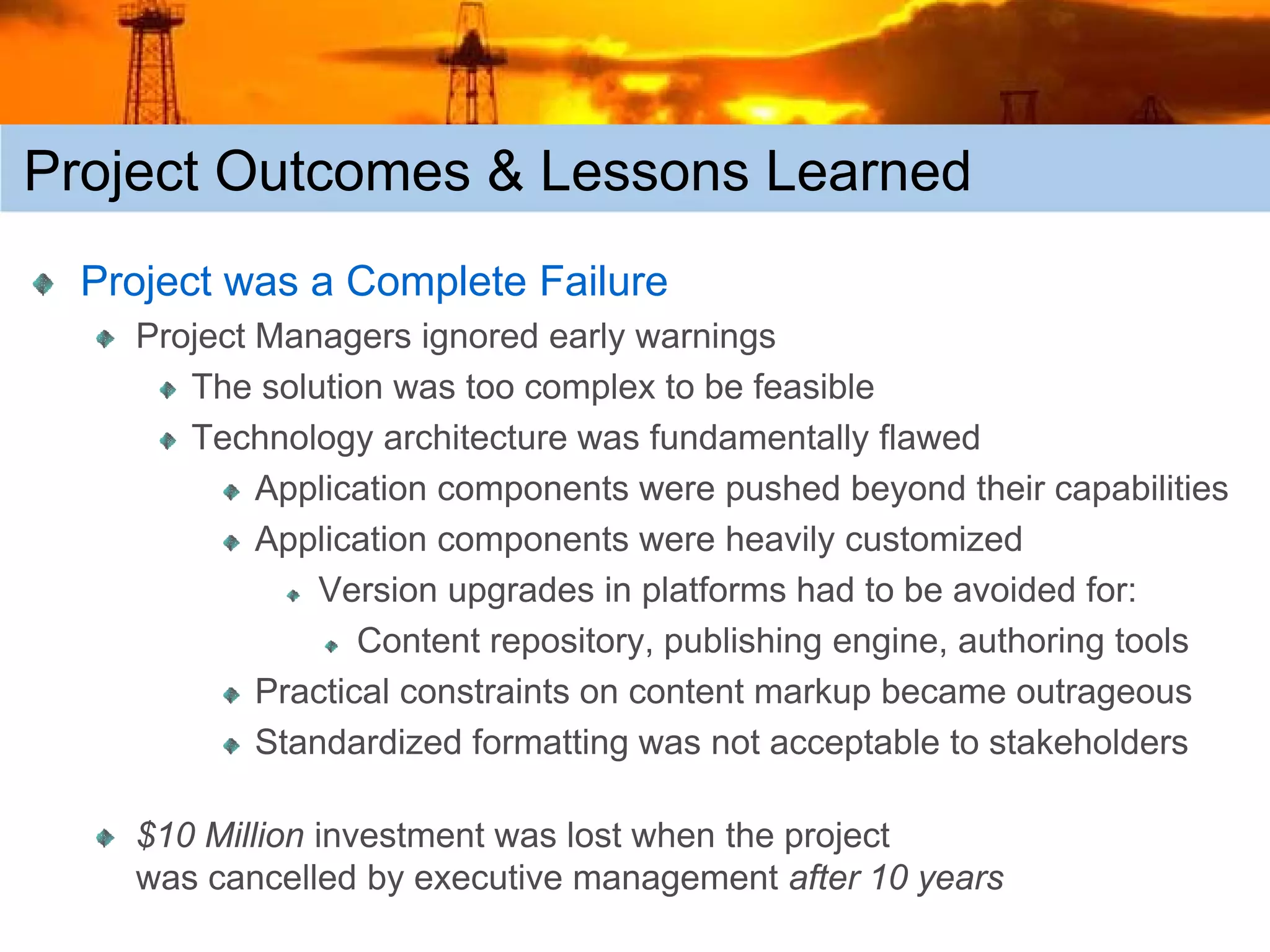Content Oriented Architectures (COA)