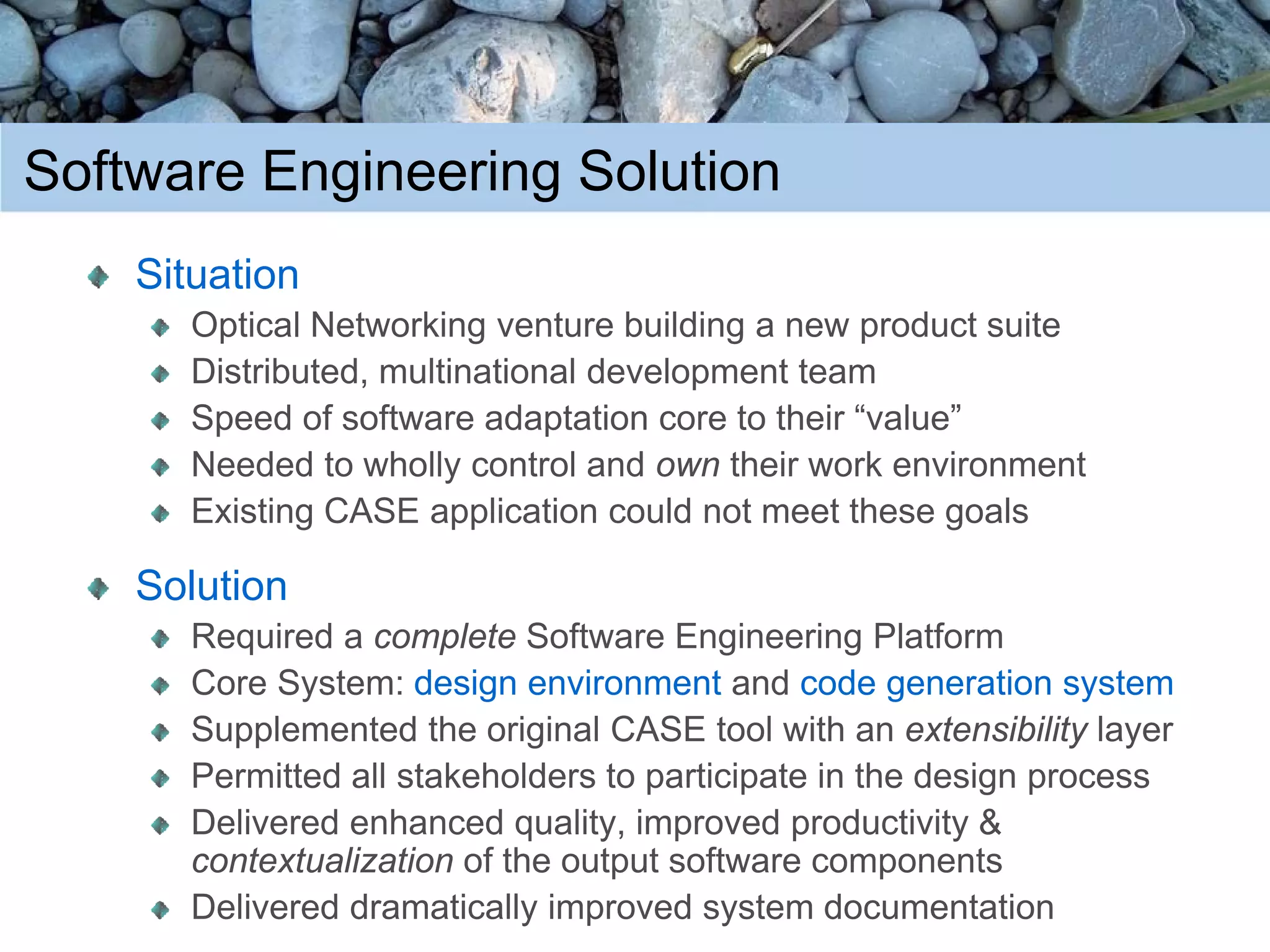 Content Oriented Architectures (COA)