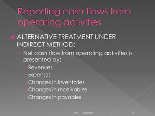 IAS 7 Cash Flow Statements