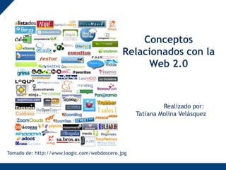 Conceptos Relacionados con la Web 2.0 Realizado por:  Tatiana Molina Velásquez Tomado de: http://www.loogic.com/webdoscero.jpg 