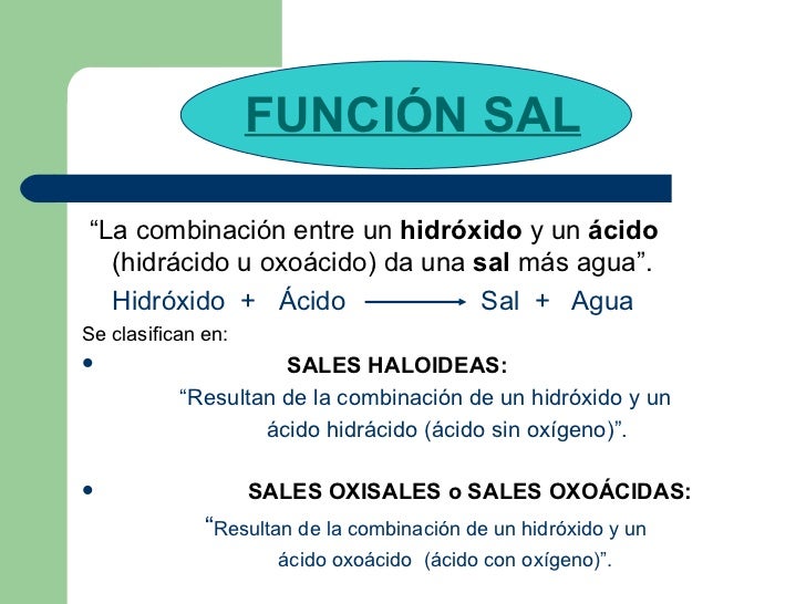 funcion sales