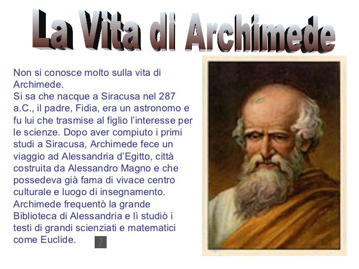 Principio Di Archimede Spiegato Ai Bambini