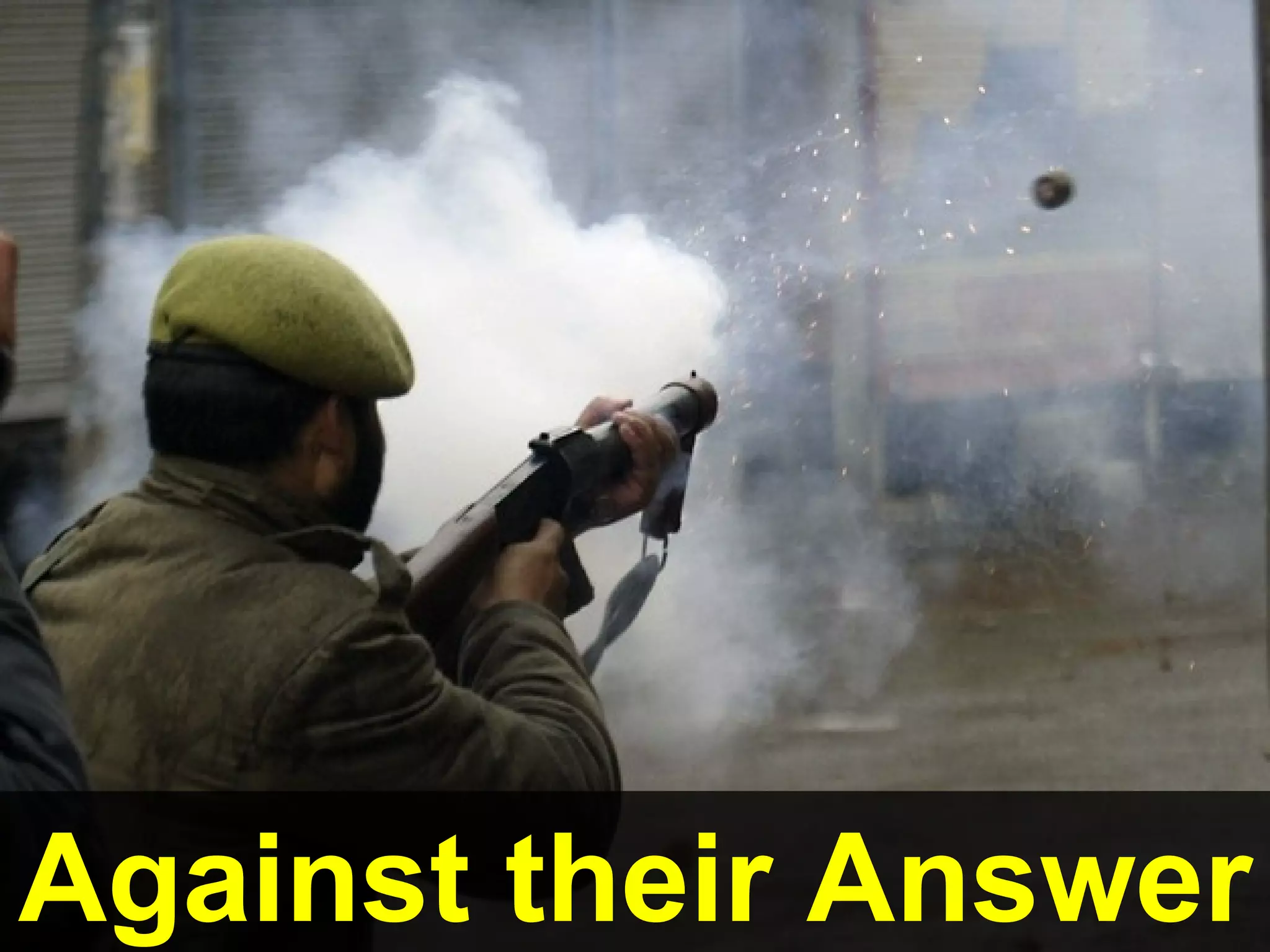 Against their Answer 