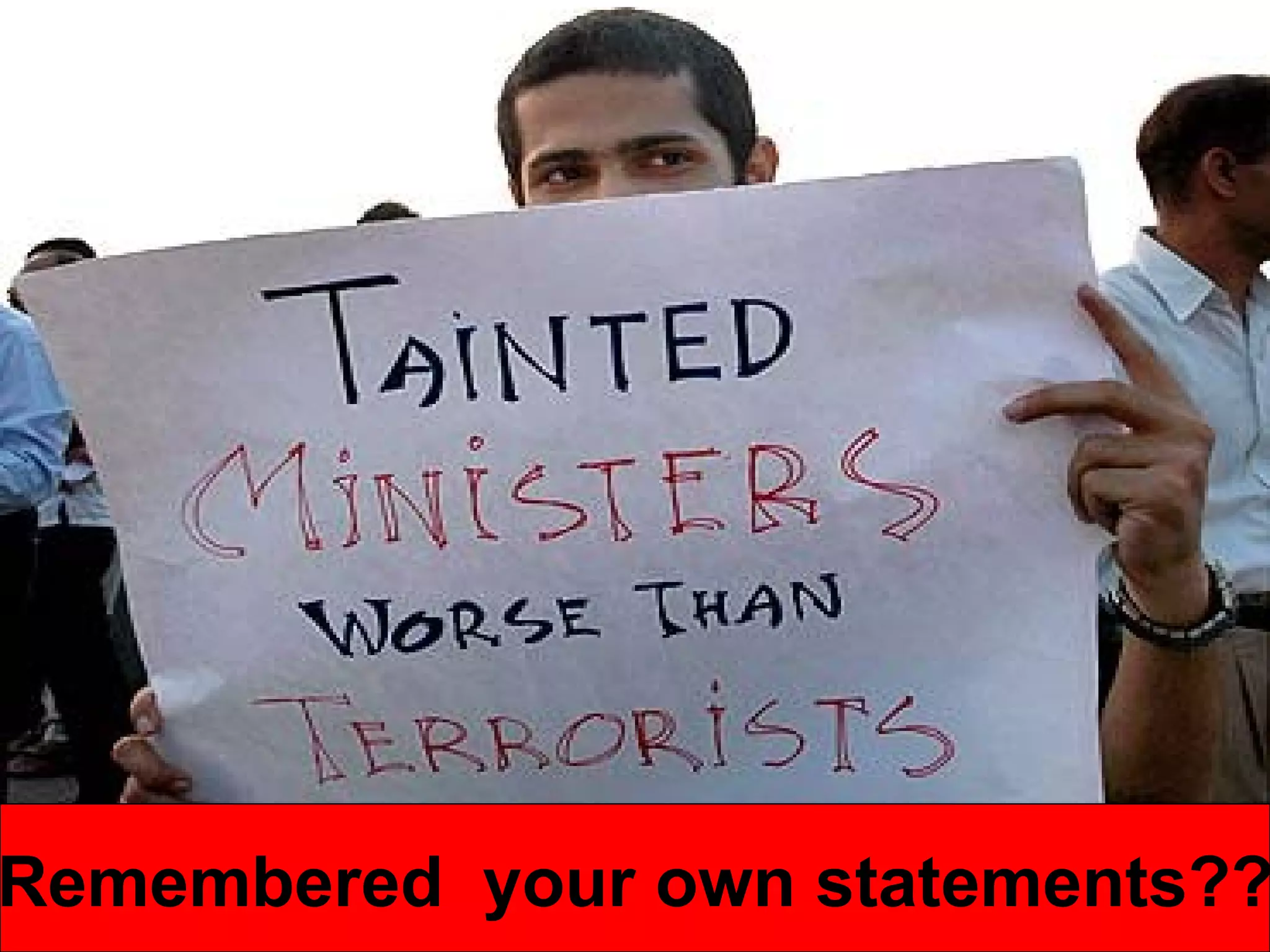 Remembered  your own statements?? 