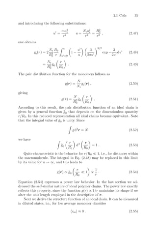 The Physics Of Polymers | PDF
