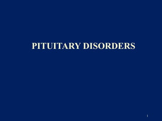 PITUITARY DISORDERS
1
 