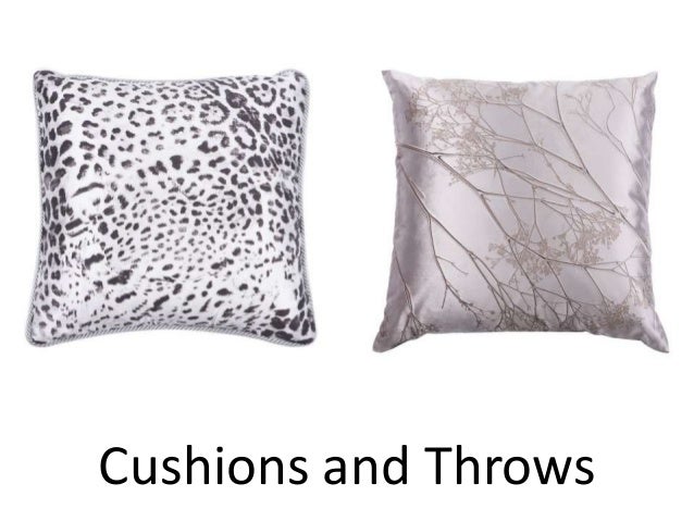 cushions and throws