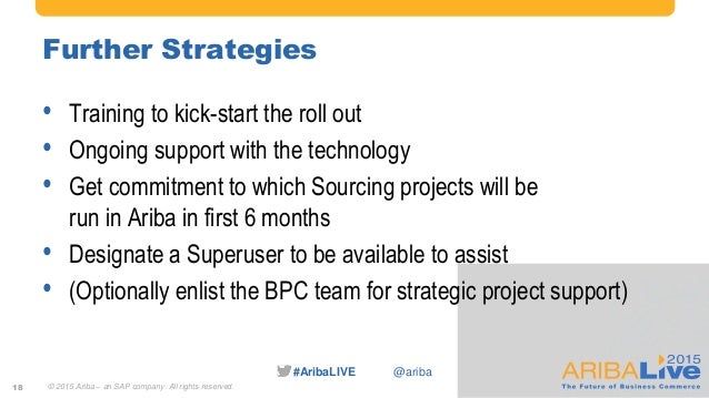 ariba strategic sourcing ariba strategic sourcing