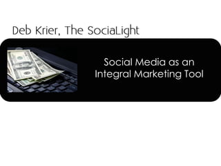 Social Media as an Integral Marketing Tool 