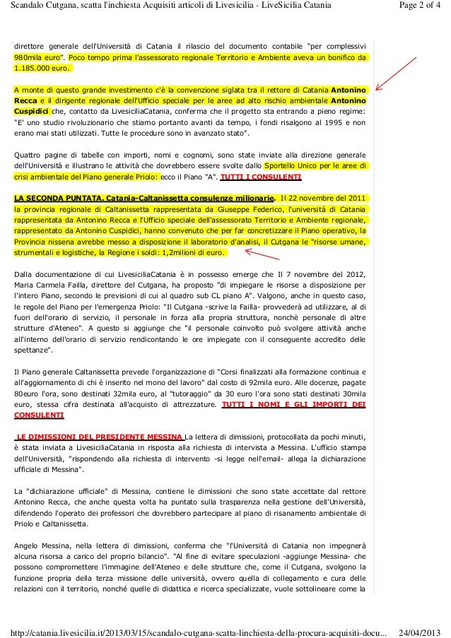 Lettera di dimissioni da funzione strumentale