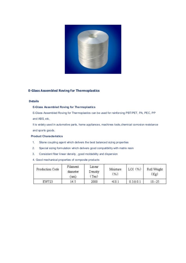 Fiberglass raw material version 3.0